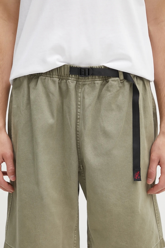 Gramicci pantaloni scurți din bumbac G-Short Pigment Dyed verde G4SM.P123