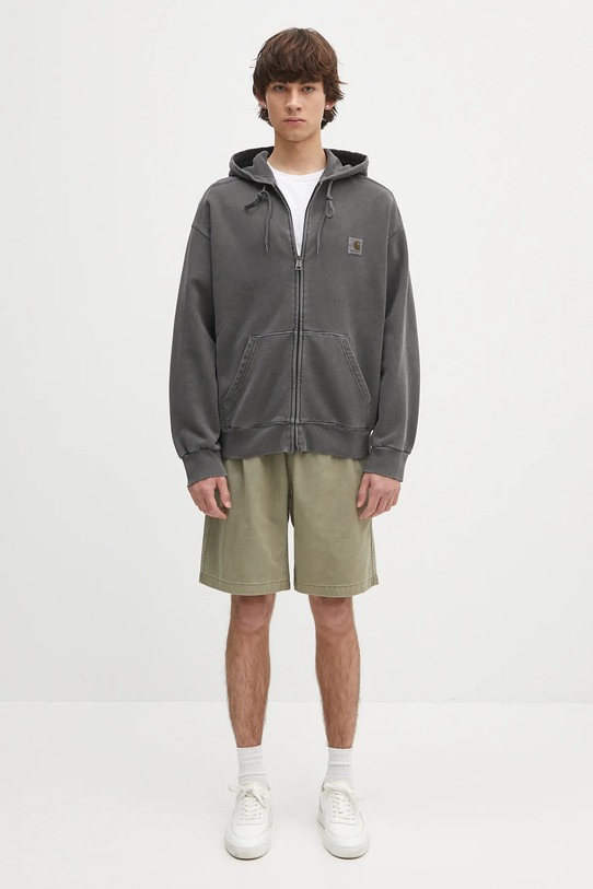 Gramicci szorty bawełniane G-Short Pigment Dyed G4SM.P123 zielony