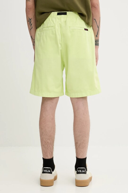 Îmbrăcăminte Gramicci pantaloni scurți din bumbac G-Short Pigment Dyed G4SM.P123 verde