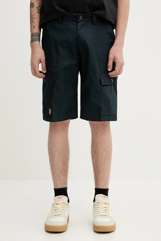 Fjallraven szorty Ruaha Shorts tkanina granatowy F81188