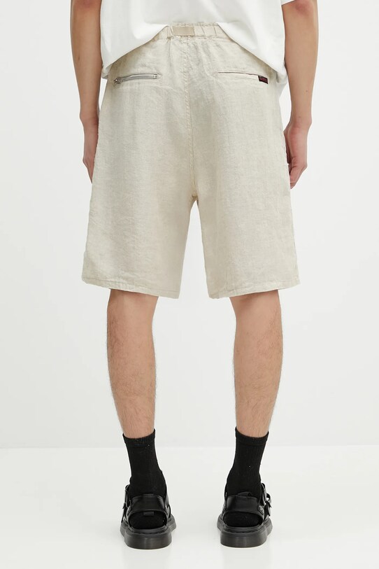Odzież Undercover szorty lniane Pants UC1E4518 beżowy