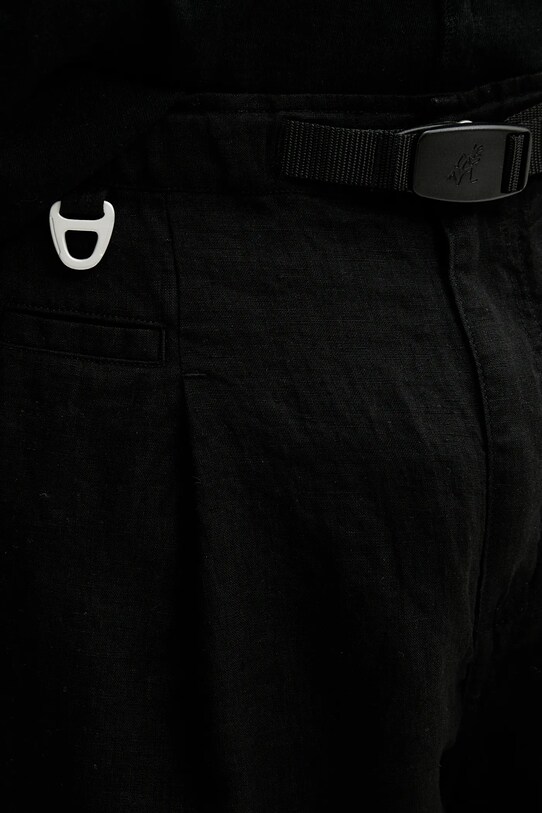 Undercover linen shorts Pants black UC1E4518