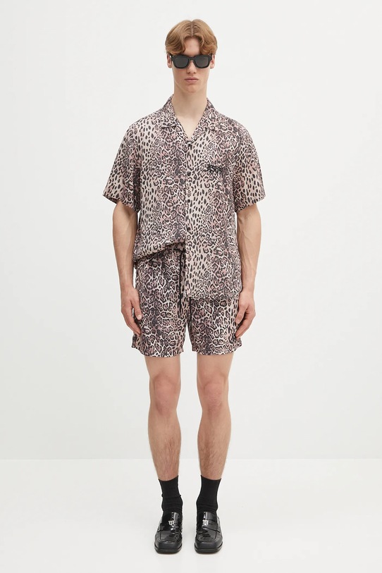 Σορτς KSUBI kingdom boardshort MSP25WA012 καφέ