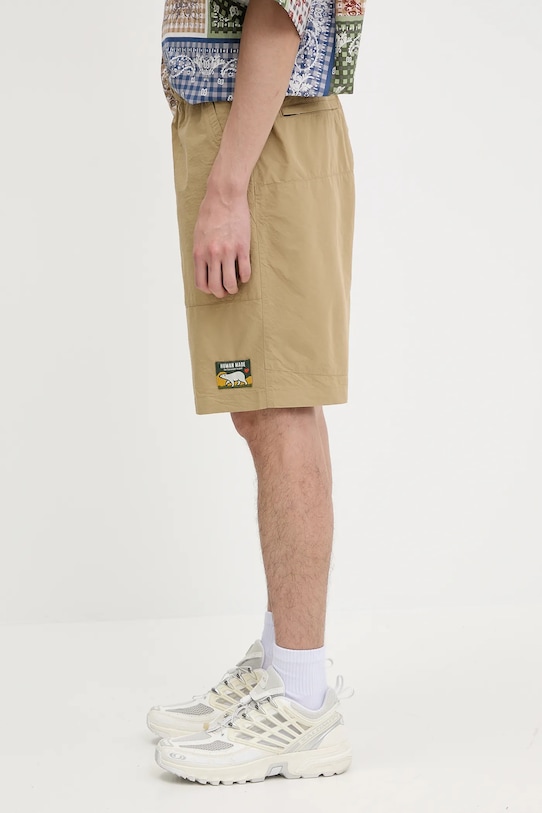 Human Made szorty HM29PT022 beżowy SS25