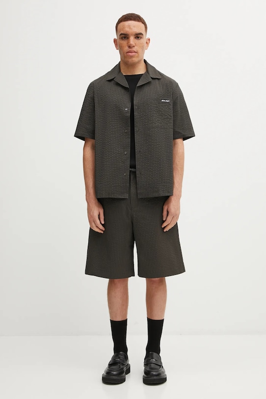 Maison Kitsuné szorty Elasticated Bermuda OM01406WC5032 zielony