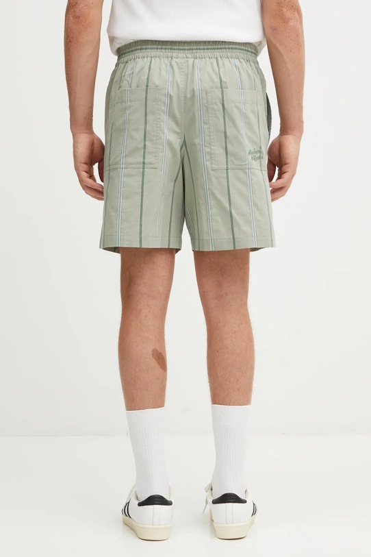 Odzież Maison Kitsuné szorty Elasticated OM01407WC5029 zielony