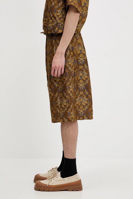 Kratke hlače Needles x Kae Tanaka H.D. QV431 smeđa SS25