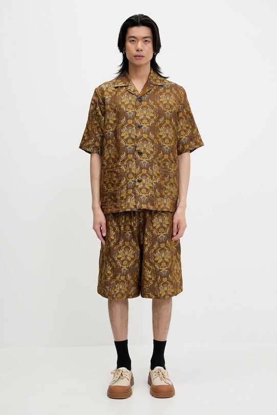 Kratke hlače Needles x Kae Tanaka H.D. QV431 smeđa