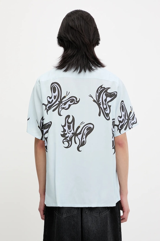 Oblečenie Košeľa Needles x Kae Tanaka S/S One-Up QV432 modrá