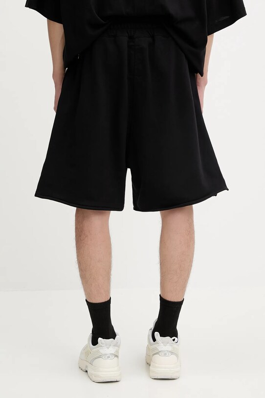 Odzież Rick Owens DRKSHDW szorty bawełniane Knitted - Shorts 221683 CM01E1683.CHFE czarny