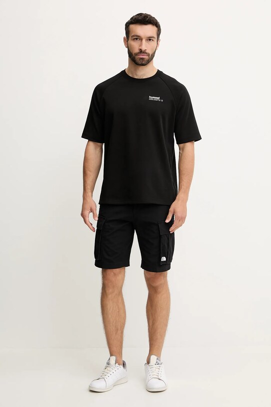 The North Face pantaloni scurți din bumbac Anticline NF0A8HG9JK31 negru SS25