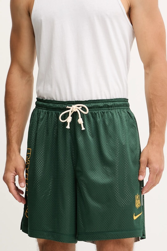 Σορτς δύο όψεων Nike Green Bay Packers πλεκτό ύφασμα πράσινο 03BF.039Y.7T.N9J