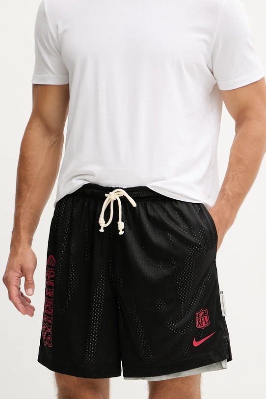 Nike szorty San Francisco 49ers wzorzyste czarny 03BF.096N.73.N9J