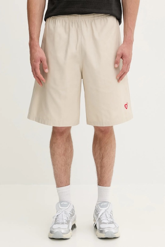 Human Made cotton shorts Woven cotton beige HM29PT021
