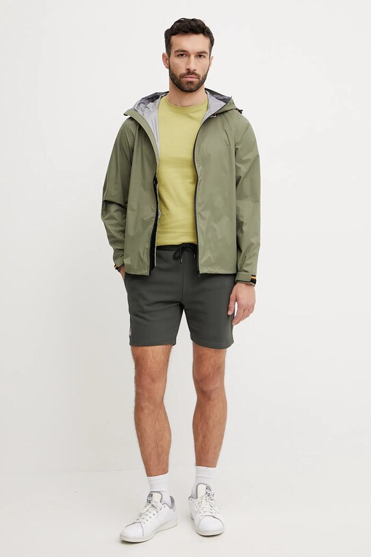 K-Way szorty zielony K51225W