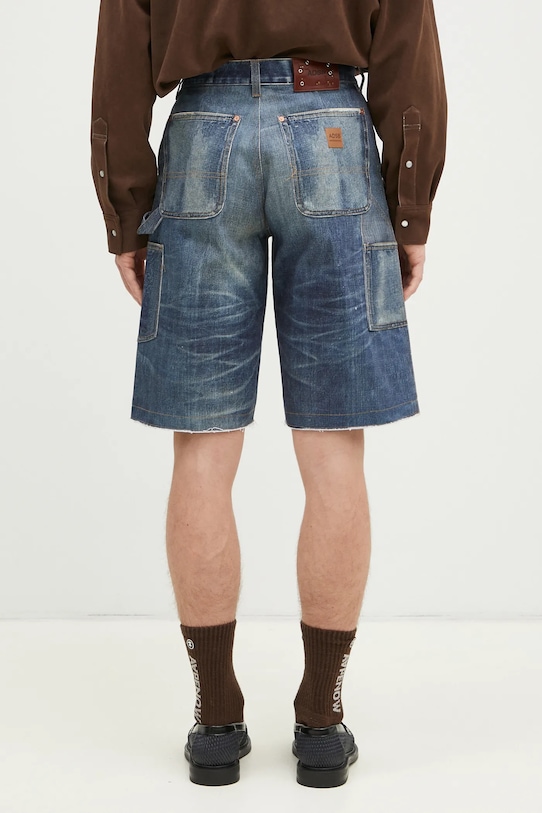 Ρούχα Τζιν σορτς Andersson Bell Denim Trompe L`Oeil Double Knee apa786u σκούρο μπλε