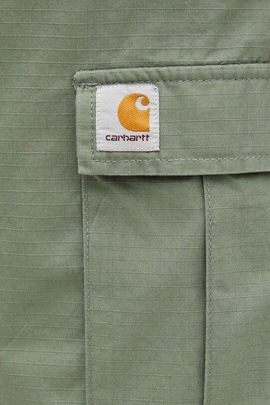 Carhartt WIP szorty bawełniane Aviation Short zielony I028245.1YF02