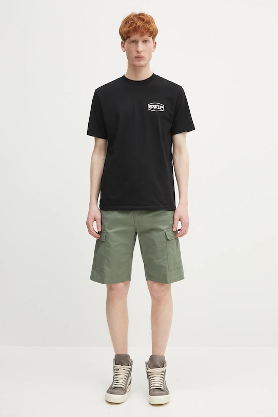 Carhartt WIP cotton shorts Aviation Short I028245.1YF02 green