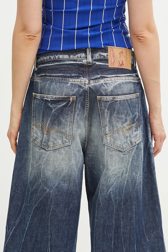 Дънков къс панталон Martine Rose Zip Jean 247WD07515