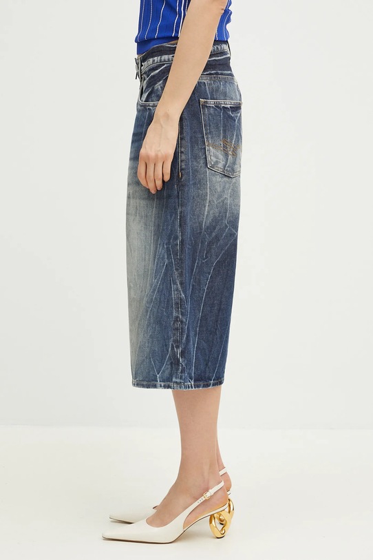 Дънков къс панталон Martine Rose Zip Jean син 247WD07515