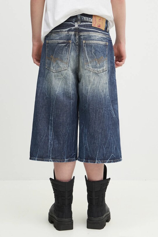 Дънков къс панталон Martine Rose Zip Jean 247WD07515 син