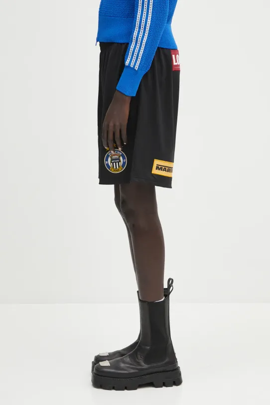 Martine Rose szorty Football czarny 178JT11001