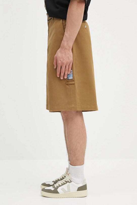 Odzież Martine Rose szorty bawełniane Twisted Skate 841WP02707 zielony