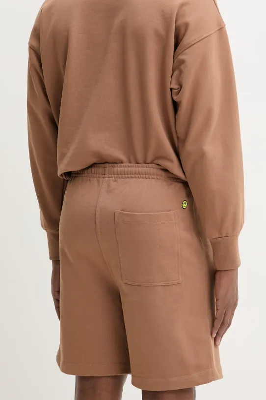 Barrow pantaloni scurti din bumbac S5BWUABE082 maro