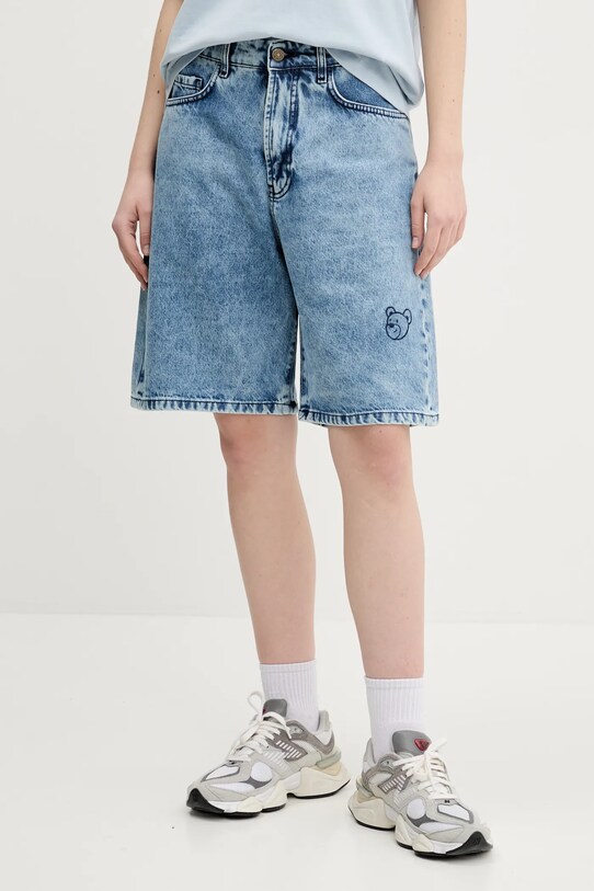Îmbrăcăminte Inbetweeners pantaloni scurți jeans S5TWUABE008 albastru