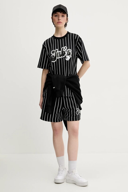 Inbetweeners pantaloni scurți din bumbac S5TWUABE018 negru
