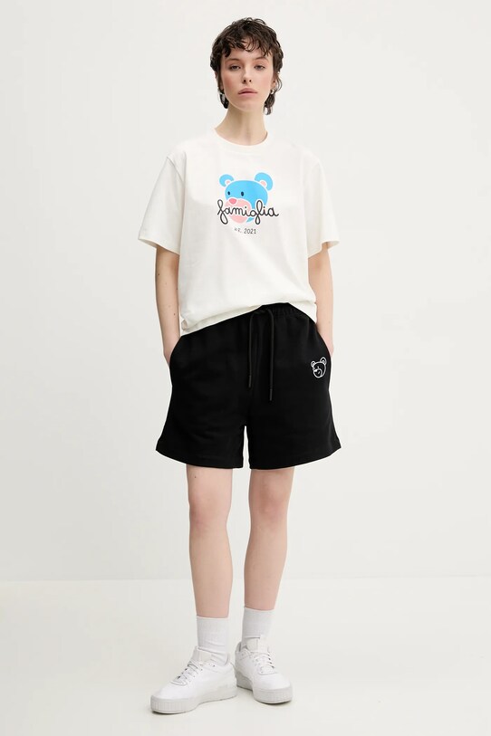 Inbetweeners pantaloni scurți din bumbac S5TWUABE027 negru