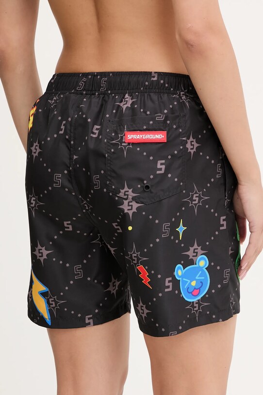 Plavkové šortky Sprayground čierna SP756BLK