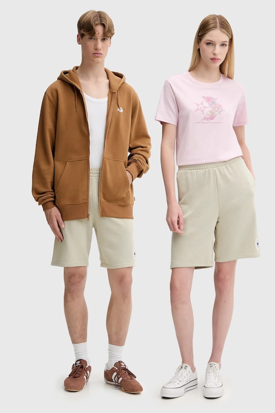 Converse rövidnadrág sima bézs 10026979.A10