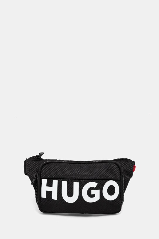 Дитяча сумка на пояс HUGO надрук чорний G00423