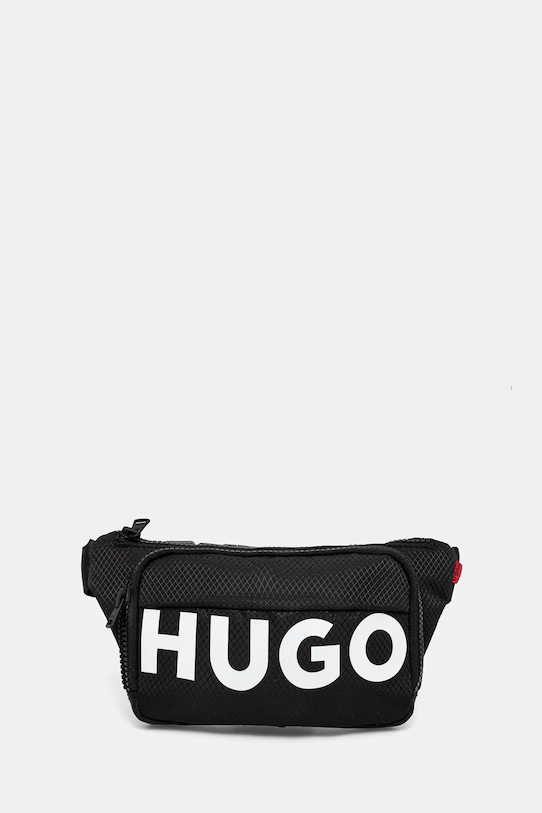 Παιδική τσάντα φάκελος HUGO υφασμάτινο μαύρο G00423