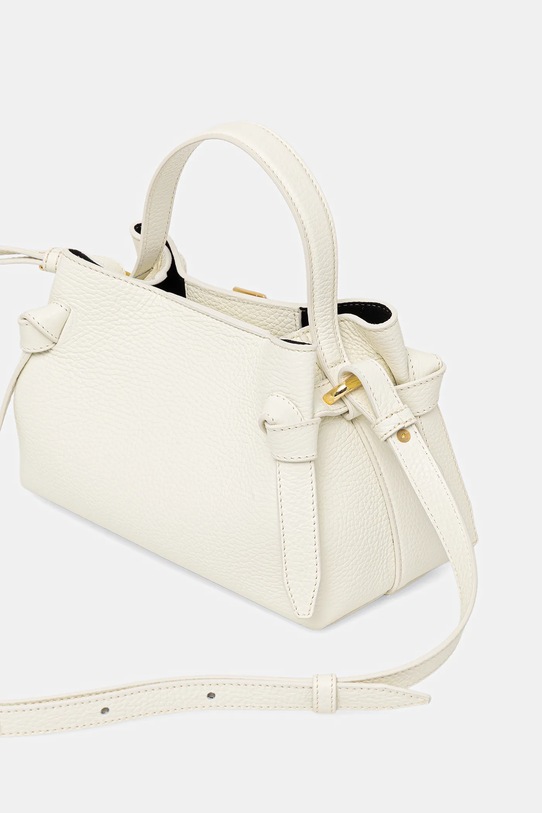 Doplnky Kožená kabelka Yuzefi GYOZA MINI YUZSS25.HB.MGZ.L053 béžová