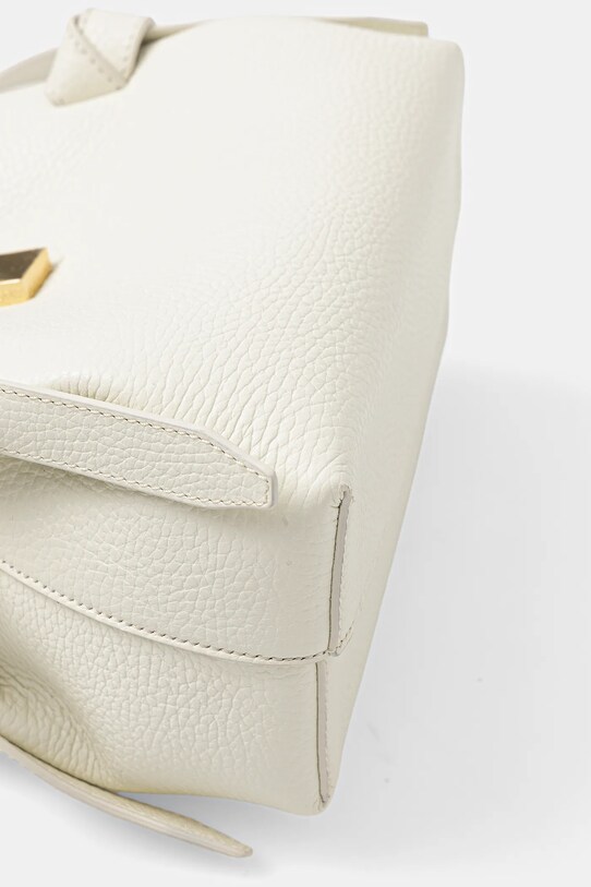 Kožená kabelka Yuzefi GYOZA MINI béžová YUZSS25.HB.MGZ.L053