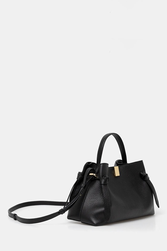 Akcesoria Yuzefi torebka skórzana GYOZA YUZCO.HB.GZ.L034 czarny