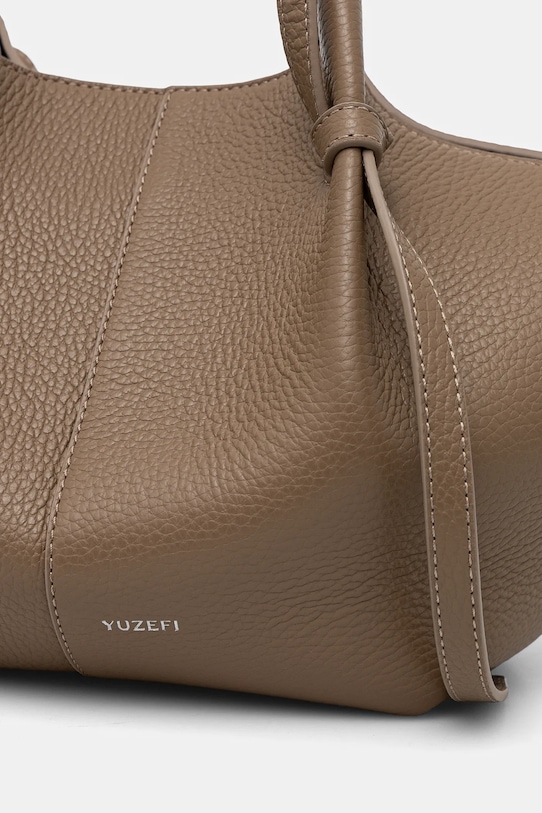 Yuzefi geantă de piele MOCHI YUZCO.HB.MO.L035 maro