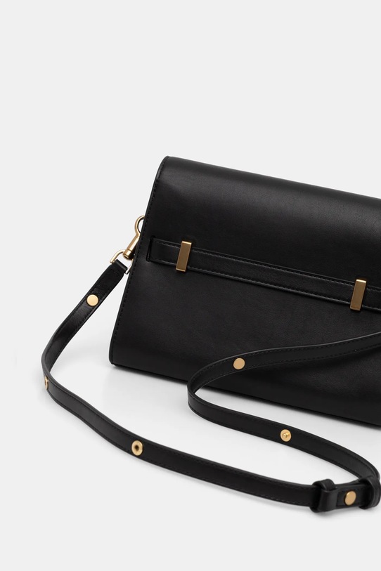 Doplňky Kožená kabelka Tory Burch Lee Radziwill 158720.001 černá