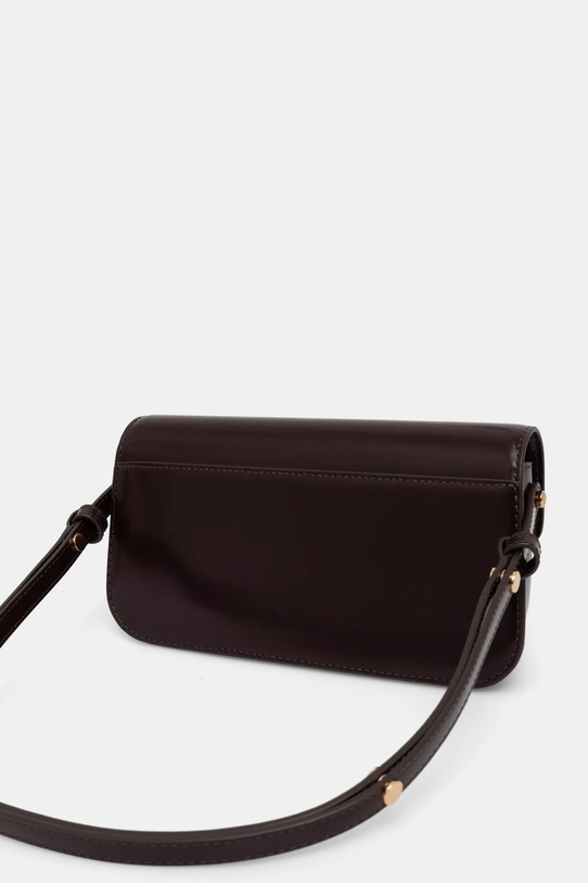 Doplňky Kožená kabelka Tory Burch Robinson 161938.616 burgundské