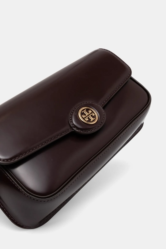 Kožená kabelka Tory Burch Robinson burgundské 161938.616