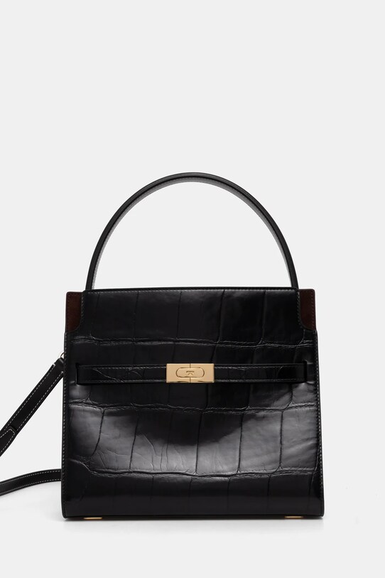 Tory Burch poseta de piele Lee Radziwill uni negru 162237.001