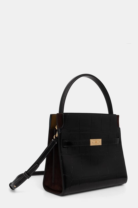 Tory Burch poseta de piele Lee Radziwill 162237.001 negru SS25