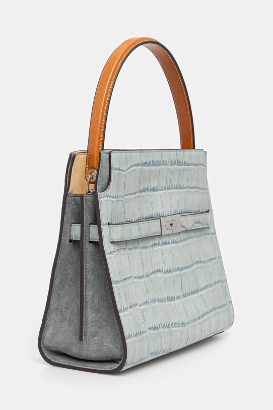 Kožená kabelka Tory Burch Lee Radziwill 162445.400 tyrkysová SS25