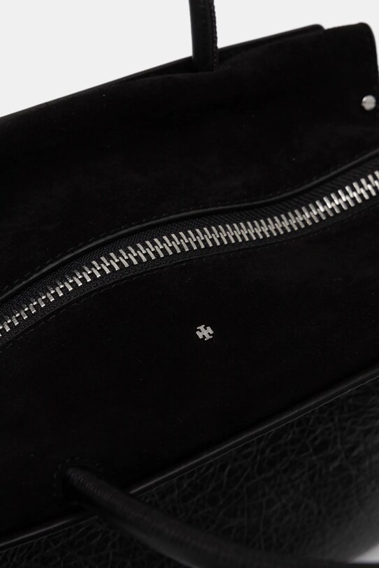 Шкіряна сумочка Tory Burch Mercer чорний 165150.001