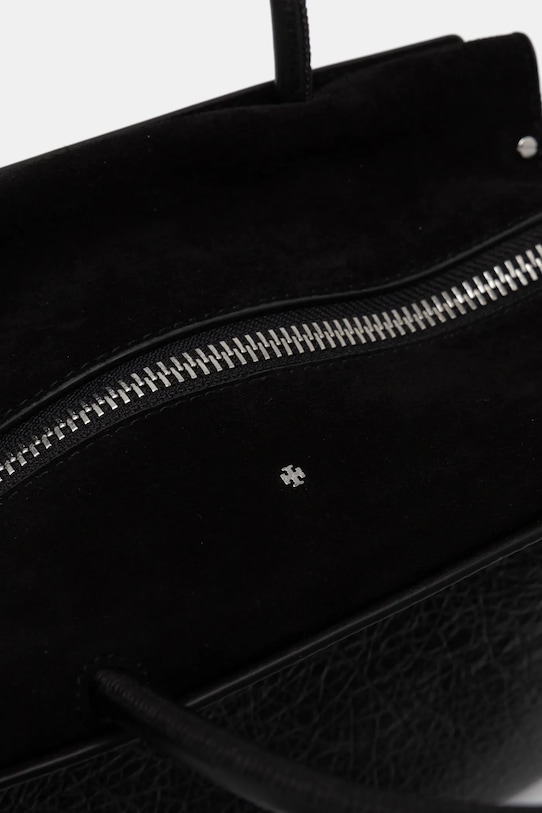 Tory Burch poseta de piele Mercer negru 165150.001