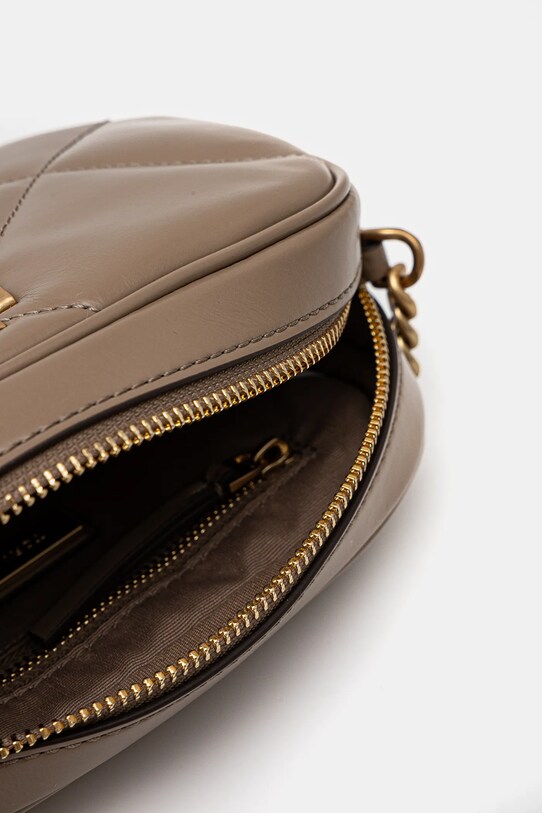 Шкіряна сумочка Tory Burch Kira 154715.250 коричневий