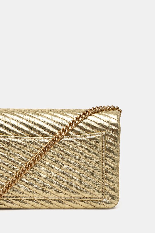 Аксесоари Кожена чанта Tory Burch Kira 162140.700 злато