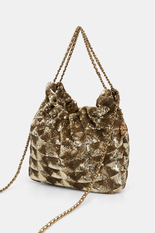Kabelka Tory Burch Fleming zlatá 162454.700